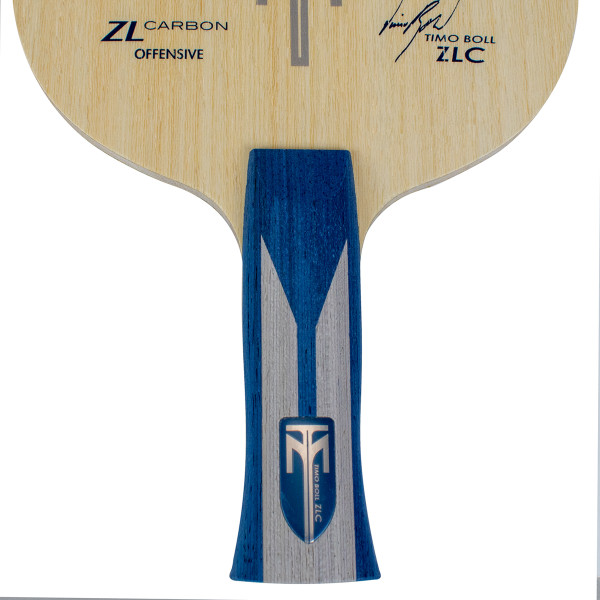 Timo Boll ZLC Blade: Close-up of Anatomic Handle Type